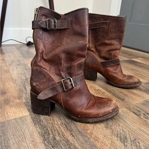 Freebird distressed leather boots